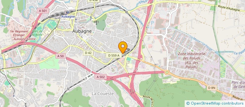 localisation de l'entreprise LAURENTI JULIEN à AUBAGNE