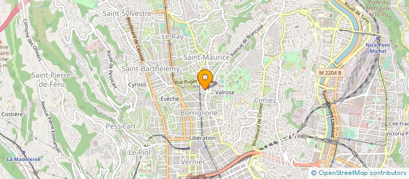 localisation de l'entreprise LAURENTIDES GESTION à NICE