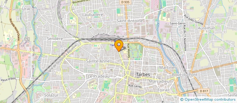 localisation de l'entreprise LAURENTIN INSTALLATIONS  TARBES