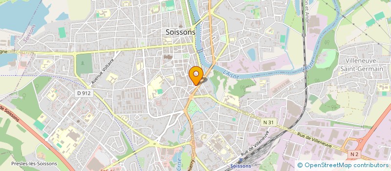 localisation de l'entreprise LAURENTISSIMO  SOISSONS