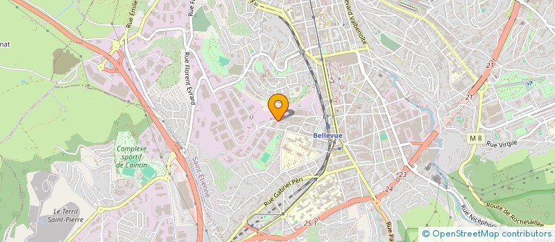 localisation de l'entreprise LAURENTZ-BADIOU  SAINT-ETIENNE