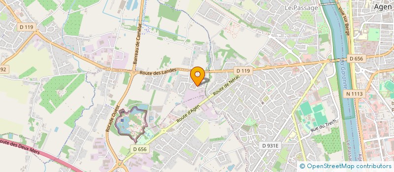 localisation de l'entreprise LAUREOS  ROQUEFORT