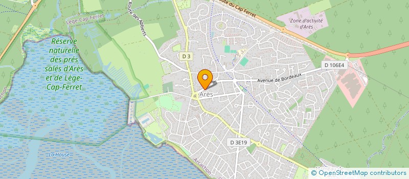 localisation de l'entreprise LAURERIC  ARES