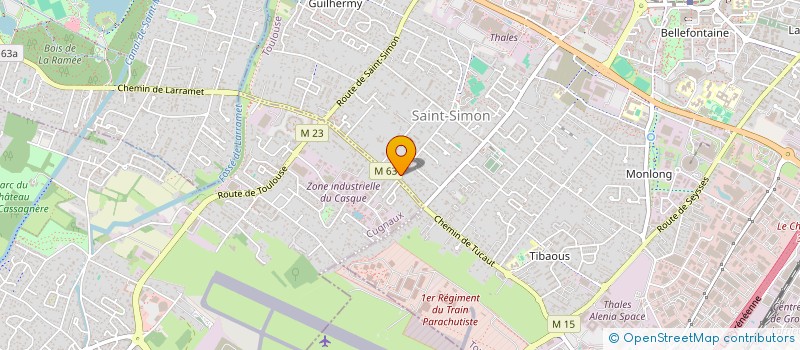 localisation de l'entreprise LAUREST à TOULOUSE