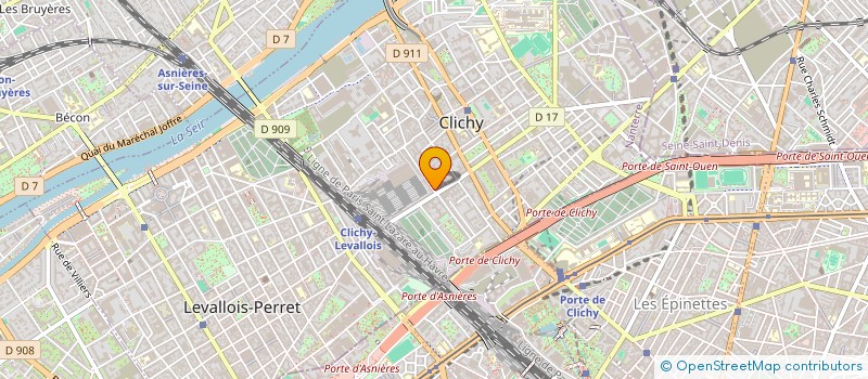 localisation de l'entreprise LAURESTIA à CLICHY