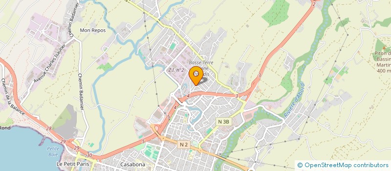 localisation de l'entreprise LAURET INVEST.OI à SAINT-PIERRE