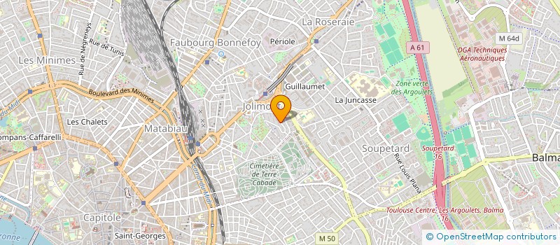 localisation de l'entreprise LAURETHAN COIFFURE à TOULOUSE