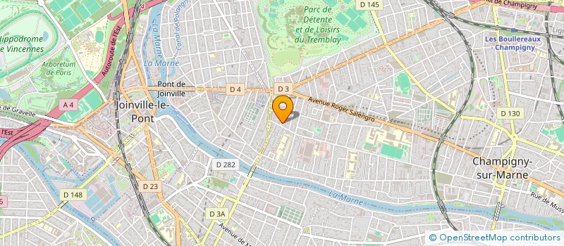 localisation de l'entreprise LAURETOL  CHAMPIGNY-SUR-MARNE