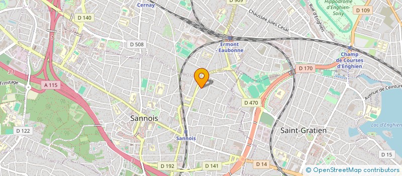 localisation de l'entreprise LAURETTA RENOVATION à SANNOIS