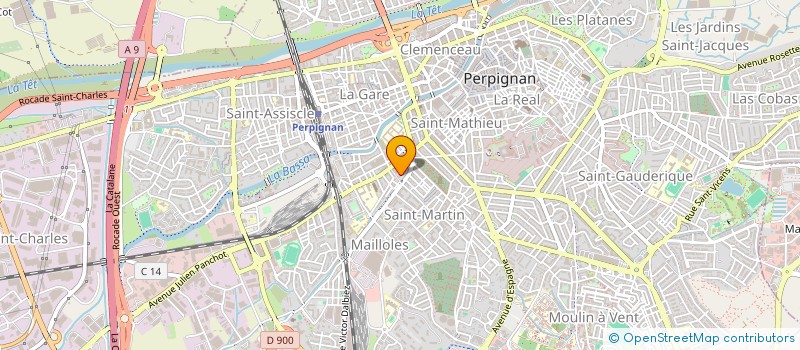localisation de l'entreprise LAURETTE à PERPIGNAN