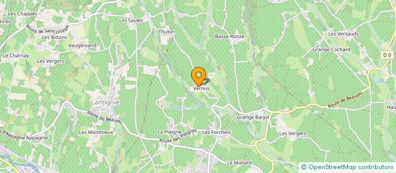 localisation de l'entreprise LAUREVA à REGNIE DURETTE