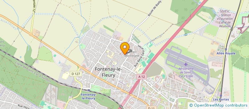localisation de l'entreprise LAUREVA  FONTENAY-LE-FLEURY