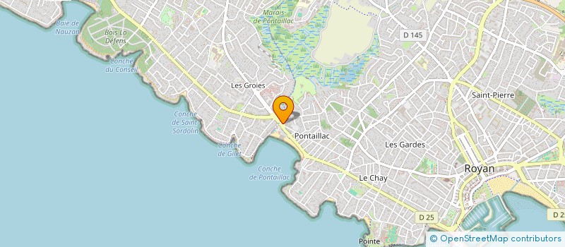 localisation de l'entreprise LAUREVA TRANSACTIONS  ROYAN