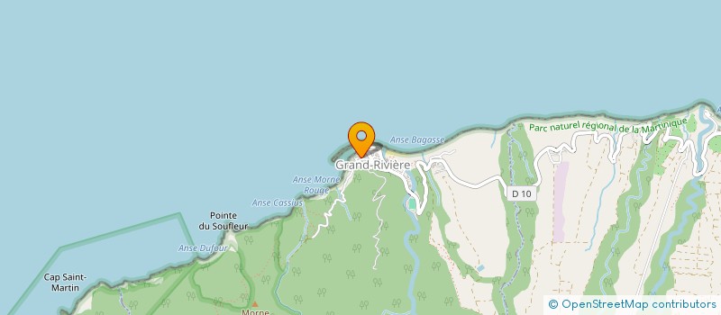 localisation de l'entreprise LAUREVY  GRAND'RIVIERE