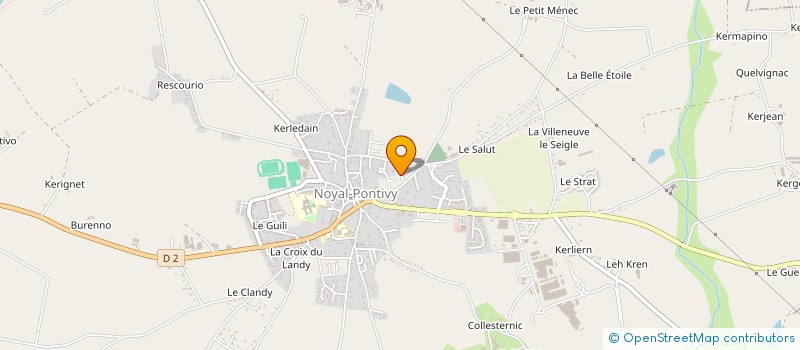 localisation de l'entreprise LAUREXIS  NOYAL-PONTIVY