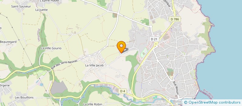 localisation de l'entreprise LAUREYA  BINIC-ETABLES-SUR-MER