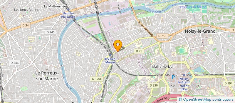 localisation de l'entreprise LAURGAMA à NOISY-LE-GRAND