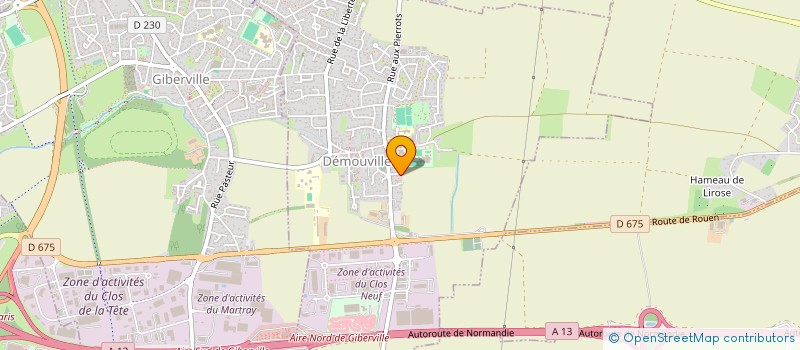 localisation de l'entreprise LAURI  DEMOUVILLE
