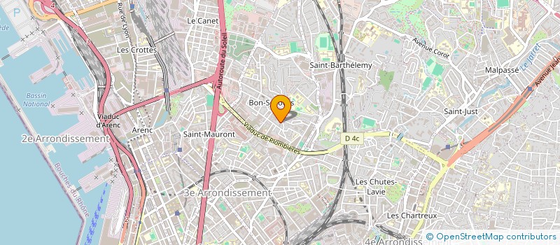 localisation de l'entreprise LAURIA  MARSEILLE 14