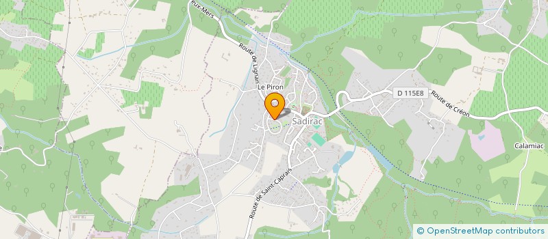 localisation de l'entreprise LAURIA  SADIRAC
