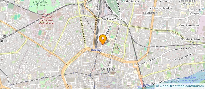 localisation de l'entreprise LAURIALE à ORLEANS