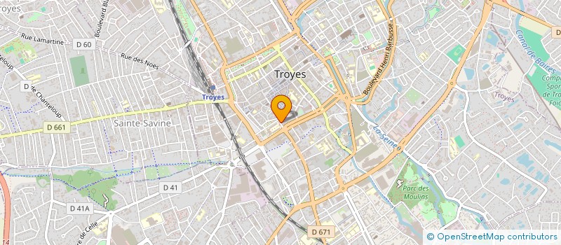 localisation de l'entreprise LAURIALICE à TROYES