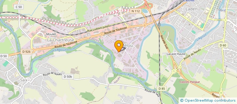 localisation de l'entreprise LAURIAN  CASTRES