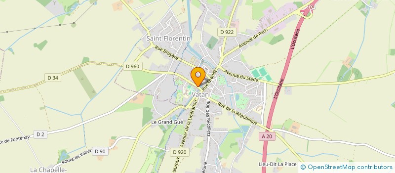 localisation de l'entreprise LAURIAN à VATAN