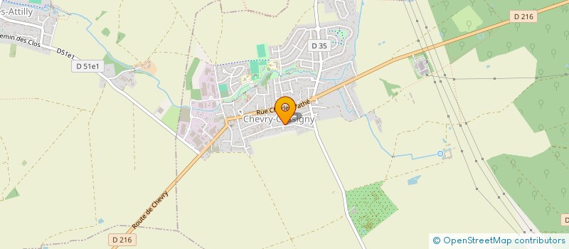 localisation de l'entreprise LAURIAN SARL à CHEVRY-COSSIGNY