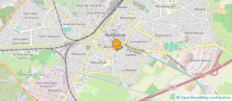 localisation de l'entreprise LAURIANE  NARBONNE