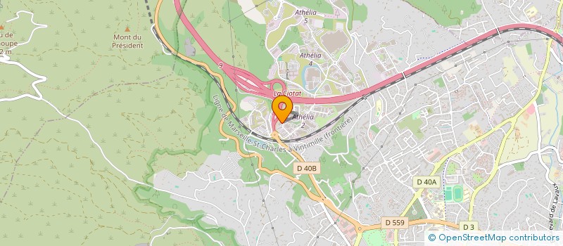 localisation de l'entreprise LAURIANE  LA CIOTAT