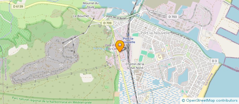 localisation de l'entreprise LAURIANE BERTRAND IMMOBILIER  PORT-LA-NOUVELLE