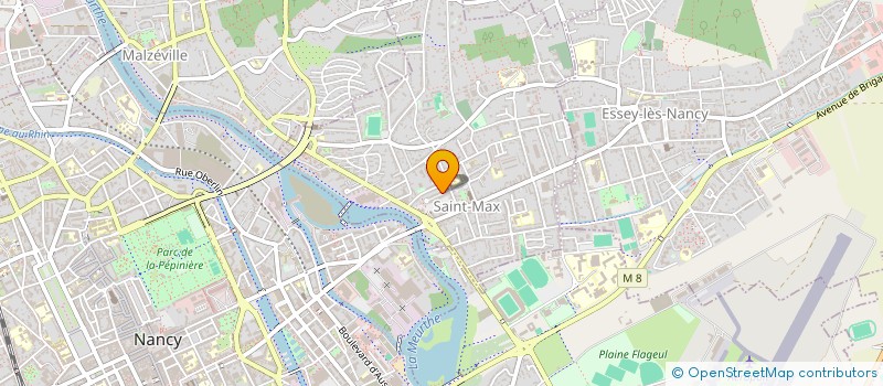 localisation de l'entreprise LAURIANE MICHEL ARCHITECTE  SAINT-MAX