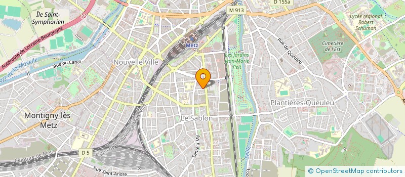 localisation de l'entreprise LAURIANE SORNETTE  METZ