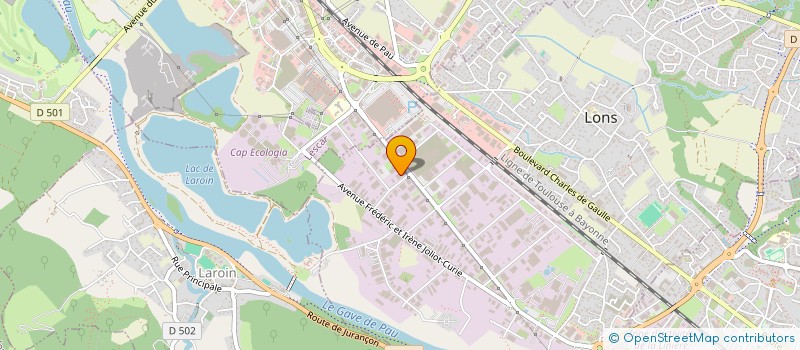 localisation de l'entreprise LAURIBE INDUSTRIES  LONS