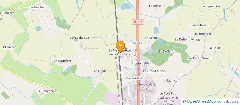 localisation de l'entreprise LAURIC  BELLEVIGNY