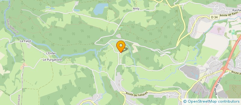 localisation de l'entreprise LAURIC  SAINT-NABORD