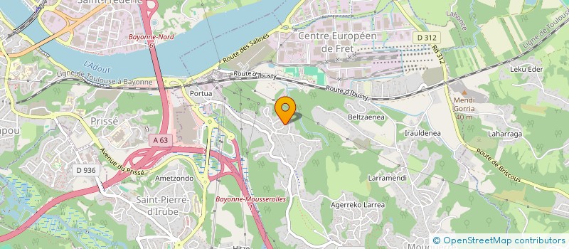 localisation de l'entreprise LAURIC  MOUGUERRE