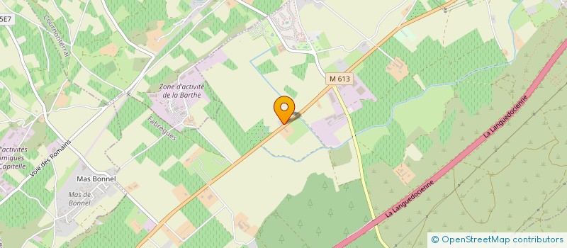 localisation de l'entreprise LAURIC PLAISANCE  FABREGUES