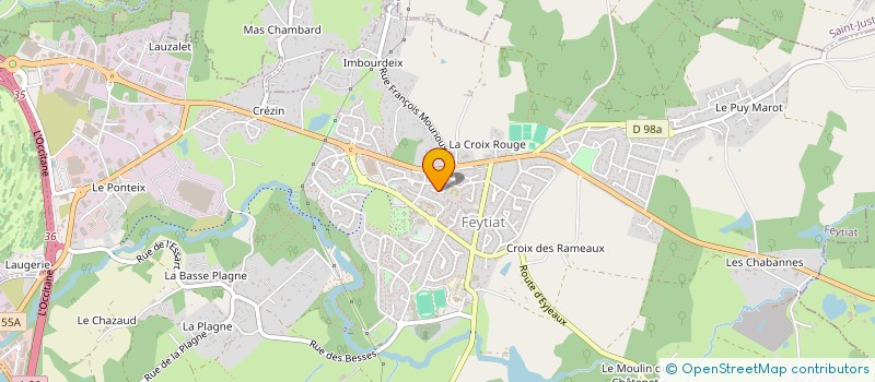 localisation de l'entreprise LAURICE ASSOCIES à FEYTIAT