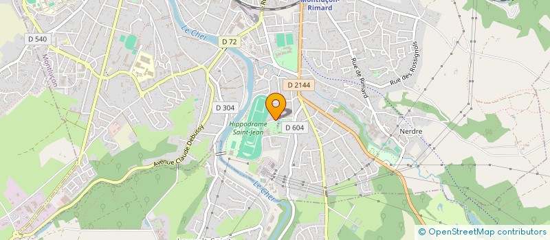 localisation de l'entreprise LAURIE à MONTLUCON