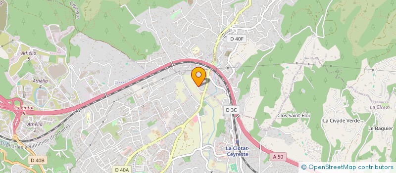 localisation de l'entreprise LAURIE  LA CIOTAT