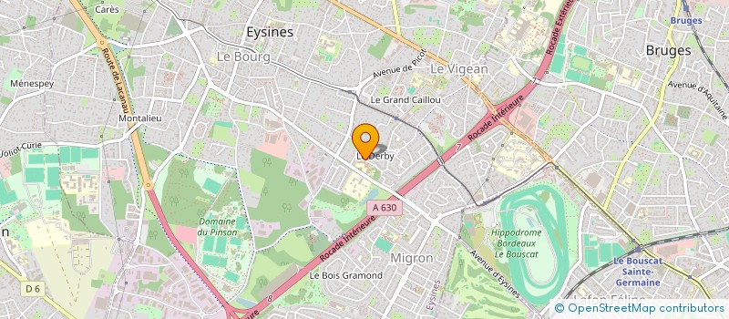 localisation de l'entreprise LAURIE  EYSINES