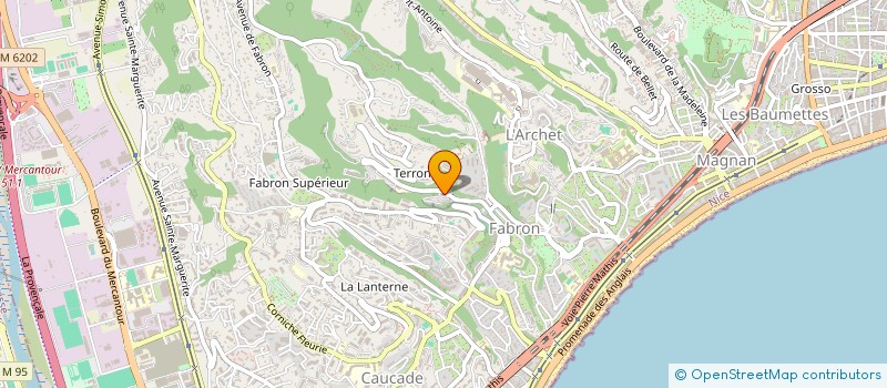 localisation de l'entreprise LAURIE à NICE