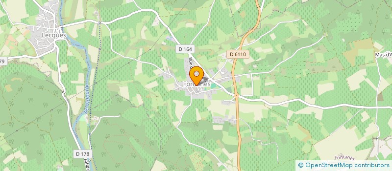 localisation de l'entreprise LAURIE ANNE  SOUVIGNARGUES