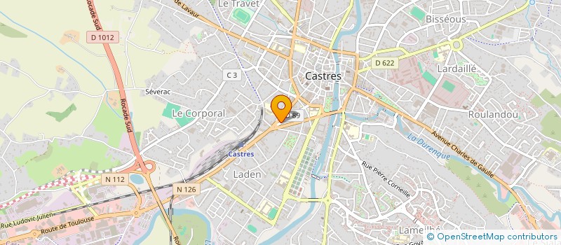 localisation de l'entreprise LAURIE BRU AVOCAT  CASTRES