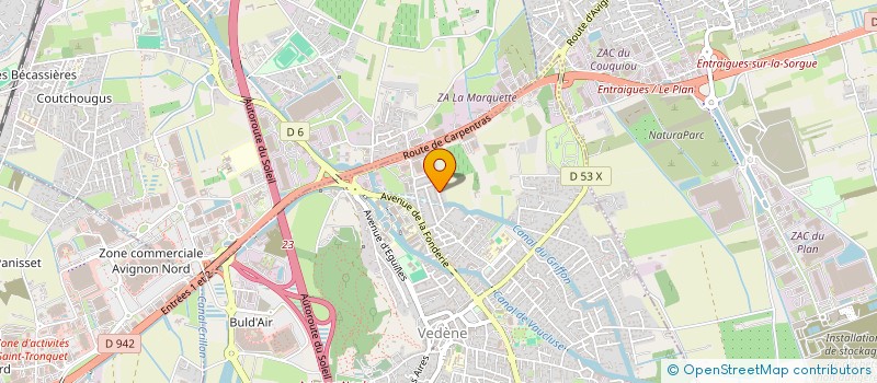 localisation de l'entreprise LAURIE & CO  VEDENE