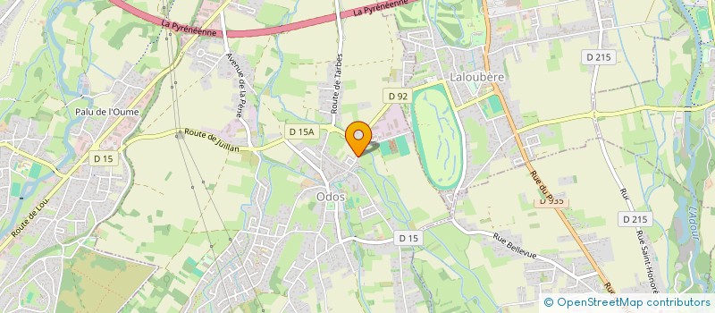 localisation de l'entreprise LAURIE ET ALAIN  LALOUBERE