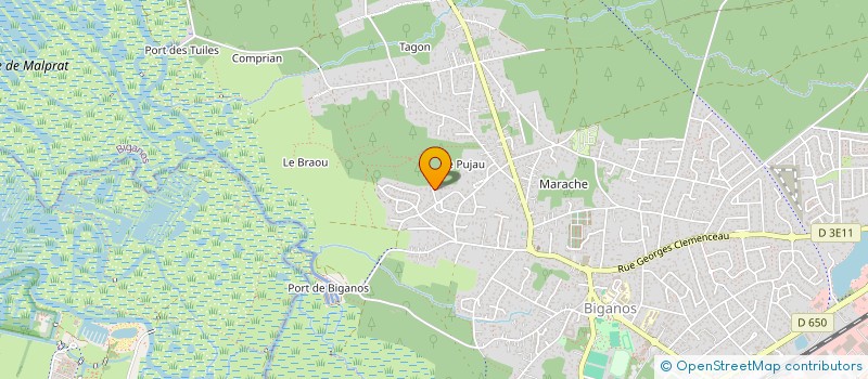 localisation de l'entreprise LAURIE LAPEYRERE  LA TESTE-DE-BUCH