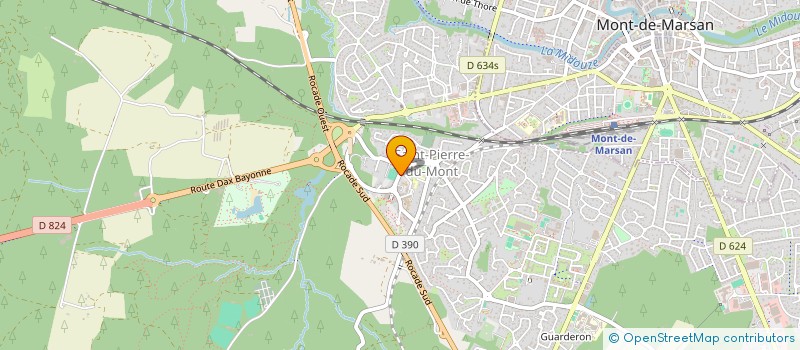 localisation de l'entreprise LAURIE MARTIN  SAINT-PIERRE-DU-MONT